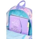Toby Stitch Pastel Kinderrucksack mit verstellbaren Schultergurten und Sicherheitspfeife.
