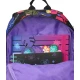 Kinderrucksack Toby Stitch Schwarz mit verstellbaren Schultergurten und Sicherheitspfeife.