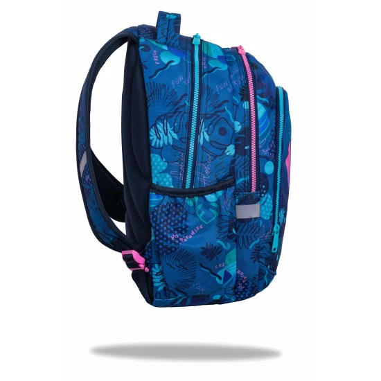Coolpack Prime Stitch Blue Schultasche mit zwei Fächern und gepolsterten Schultergurten.