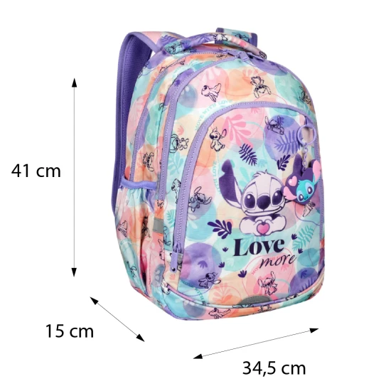 Coolpack Prime Stitch Pastel Schultasche mit zwei Fächern und gepolsterten Schultergurten.