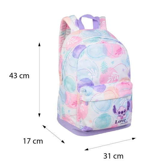 Kinderrucksack CoolPack Stitch Pastel 43 cm – Schulrucksack mit Stitch-Motiv in Pastellfarben
