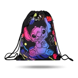 Sporttasche Stitch Schwarz