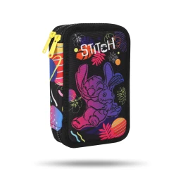 Jumper Doppeldecker-Federmäppchen Stitch Black