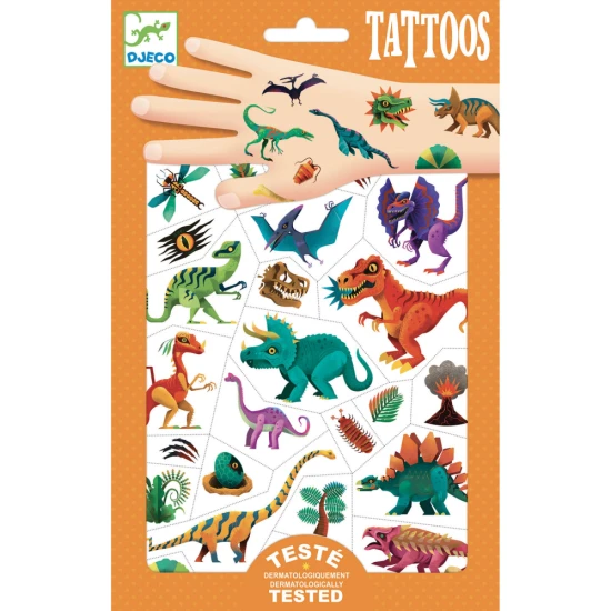 Tattoos Dinosaurier temporäre Tattoos Djeco