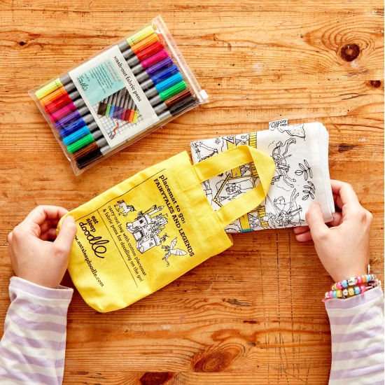 Malvorlage „Märchen & Legenden“ mit Eatsleepdoodle-Malstiften