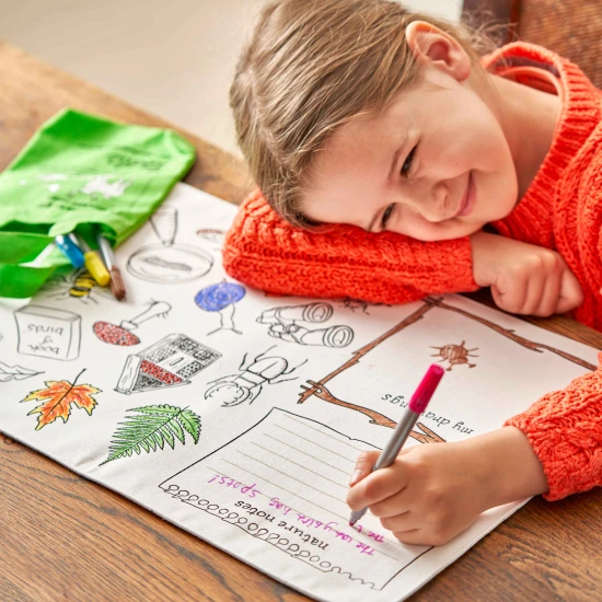 Woodland-Malvorlage mit Eatsleepdoodle-Markern