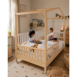 Evi Montessori Wandelbares Bett 4 in 1 200 x 90 cm Evi Montessori Wandelbares Bett 4 in 1 200 x 90 cm