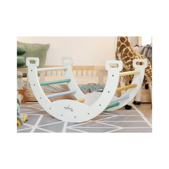 Montessori Kletterbogen Rainbow Sunny Beach – Family Nation FN-MONT-ARC-SB