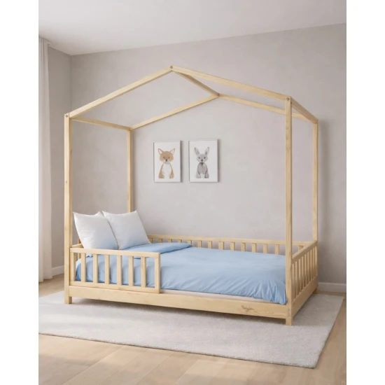 Evi Montessori Wandelbares Bett 4 in 1 140 x 70 cm Evi Montessori Wandelbares Bett 4 in 1 140 x 70 cm – Family Nation FN-MONT-EVI-140