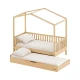 Evi Montessori Ausziehbett und Schublade für Betten 200 x 90 cm – Family Nation FN-MONT-EVI200-CASS1