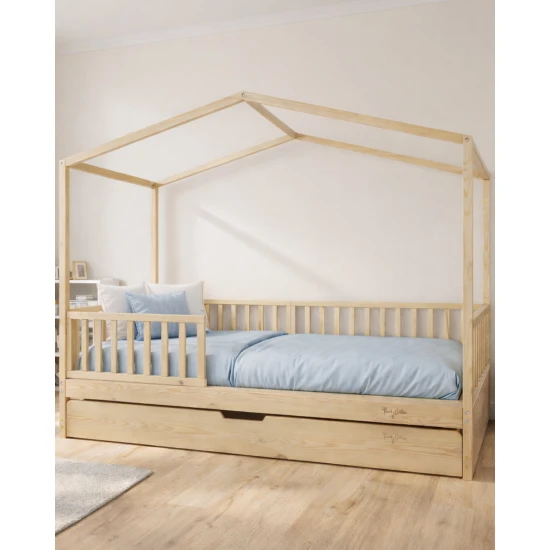 Evi Montessori Ausziehbett und Schublade für Betten 200 x 90 cm – Family Nation FN-MONT-EVI200-CASS1