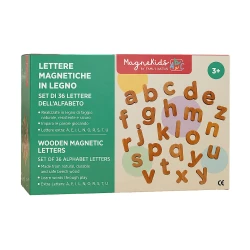 MagneKids Set mit 36 magnetischen Holzbuchstaben