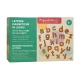 MagneKids Set mit 36 magnetischen Holzbuchstaben – Family Nation FN-MONT-MKIDS-LET-WOD