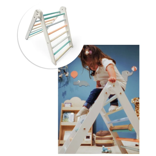 Montessori Pikler Dreieck Rainbow Sunny Beach Montessori Pikler Dreieck Rainbow Sunny Beach – Family Nation FN-MONT-PIK-SB