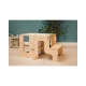 Montessori Lernturm 3 in 1 Natur mit Magnettafel Montessori Lernturm 3 in 1 Natur mit Magnettafel – Family Nation FN-MONT-TORMAG-NA