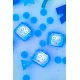 Glo Pals Sensory Glowing Cubes Blair, leuchtende Würfel für das Bad für Kinder, leuchten im Wasser.