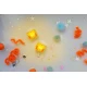 Glo Pals Sensory Glowing Cubes Daniel Tiger, leuchtende Würfel für das Bad für Kinder, leuchten im Wasser.