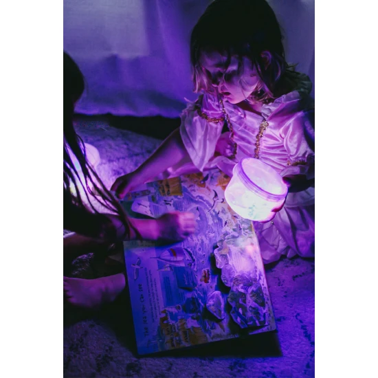 Glo Pals Sensory Glowing Cubes Lumi, leuchtende Würfel für das Bad für Kinder, leuchten im Wasser.