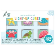 Leuchtende Sinnes-Würfel für Wasser 6er-Pack Ocean
