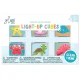 Leuchtende Sinnes-Würfel für Wasser 6er-Pack Ocean von Glo Pals – 6 Leuchtwürfel fürs Bad