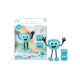 Glo Pals Set Blair-Figur und 2 sensorische Wasserwürfel – ein leuchtendes Badespielzeug für Kinder.