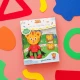 Glo Pals Set Daniel Tiger-Figur und 2 sensorische Wasserwürfel – ein leuchtendes Badespielzeug für Kinder.