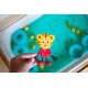 Glo Pals Set Daniel Tiger-Figur und 2 sensorische Wasserwürfel – ein leuchtendes Badespielzeug für Kinder.