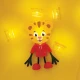 Glo Pals Set Daniel Tiger-Figur und 2 sensorische Wasserwürfel – ein leuchtendes Badespielzeug für Kinder.
