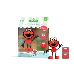 Set aus Elmo-Figur und 2 sensorischen, leuchtenden Wasserwürfeln