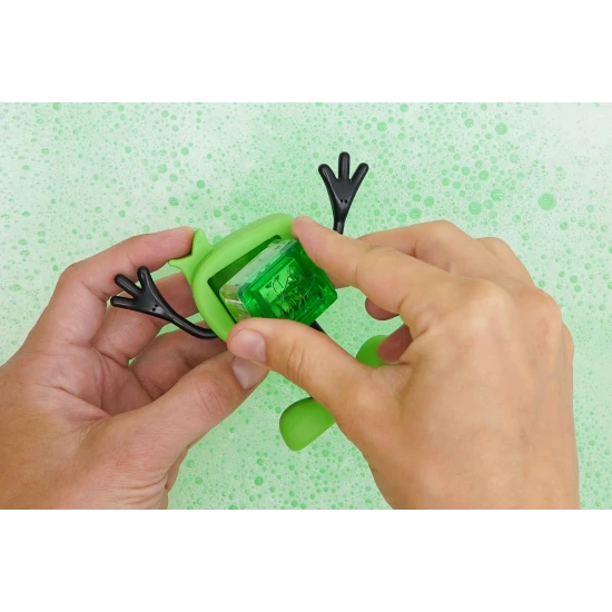 Glo Pals Set Pippa-Figur und 2 sensorische Wasserwürfel – ein leuchtendes Badespielzeug für Kinder.