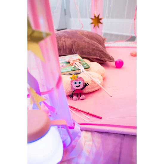 Glo Pals Set Princess-Figur und 2 sensorische Wasserwürfel – ein leuchtendes Badespielzeug für Kinder.