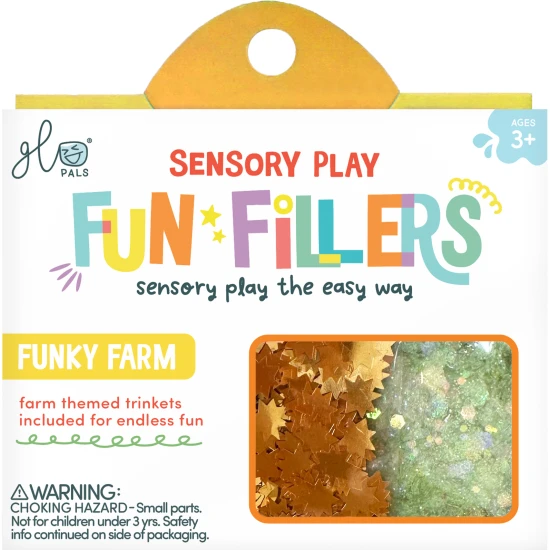 Glo Pals Sensory Bottle Honey Bee: ein leuchtendes Spielzeug für Kinder mit gelb Design.