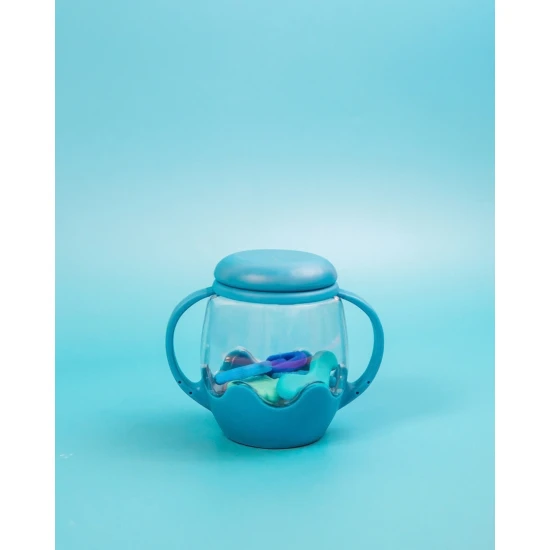 Geschenkset Mini-Flasche Blue von Glo Pals – Leuchtfläschchen mit 5 Silikonformen
