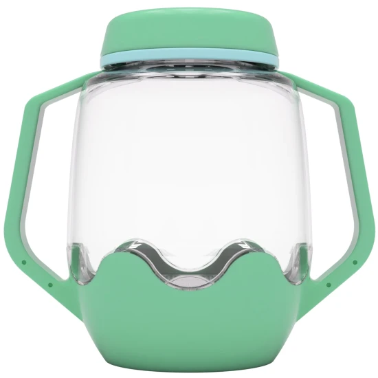 Glo Pals Sensory Bottle Lucky Charm: ein leuchtendes Spielzeug für Kinder mit grün Design.