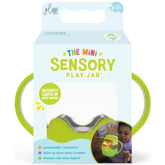 Interaktive Sensorische Flasche Mini Green für kleine Hände