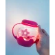 Geschenkset Sensorische Mini Flasche mit Gel Zubehör Pink Geschenkset Mini-Flasche Pink von Glo Pals – Leuchtfläschchen mit 5 Silikonformen