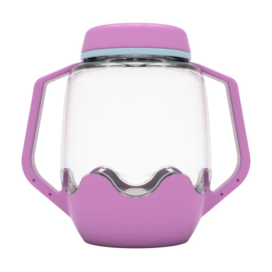 Glo Pals Sensory Bottle Bubble Gum: ein leuchtendes Spielzeug für Kinder mit rosa Design.