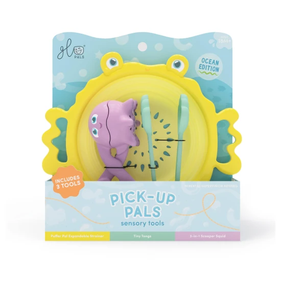 Glo Pals – ein Spielzeugset zur Entwicklung der Feinmotorik.