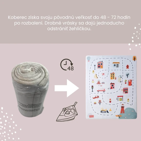 Kinderteppich City für sicheres und komfortables Spielen.