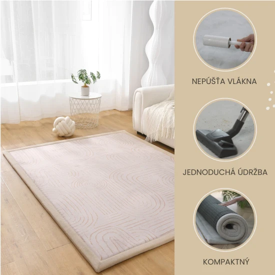 Zen-Garten-Kinderteppich für sicheres und komfortables Spielen.