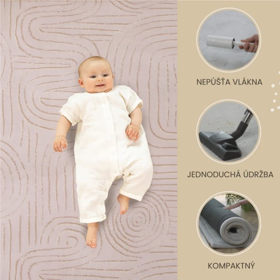 Zen-Garten-Kinderteppich für sicheres und komfortables Spielen.