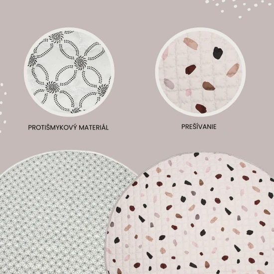 Stilvolle und praktische Matte zum Spielen zu Hause und im Freien.