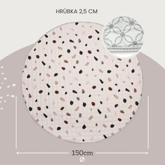 Stilvolle und praktische Matte zum Spielen zu Hause und im Freien.