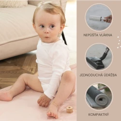 Kinderteppich rosa 2 x 1,5 m