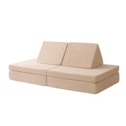 Modulares Kindersofa Teddy beige