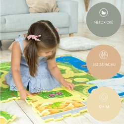 Spielmatte Puzzle Safari 1,2 x 1,2 m