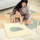 Verspielte und bequeme Puzzlematte zum Spielen und Klettern.