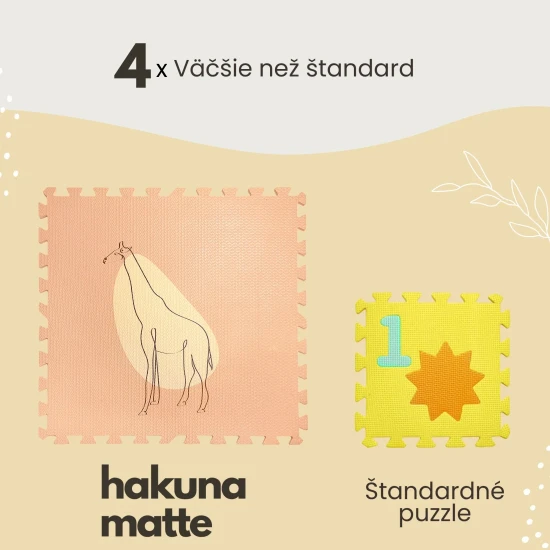 Verspielte und bequeme Puzzlematte zum Spielen und Klettern.