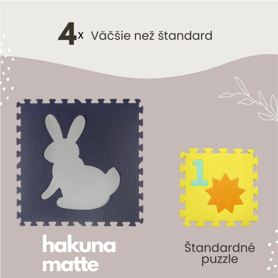 Verspielte und bequeme Puzzlematte zum Spielen und Klettern.