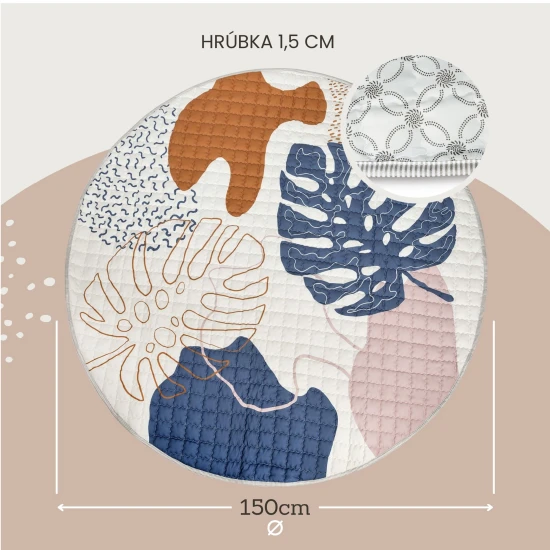 Stilvolle und praktische Matte zum Spielen zu Hause und im Freien.